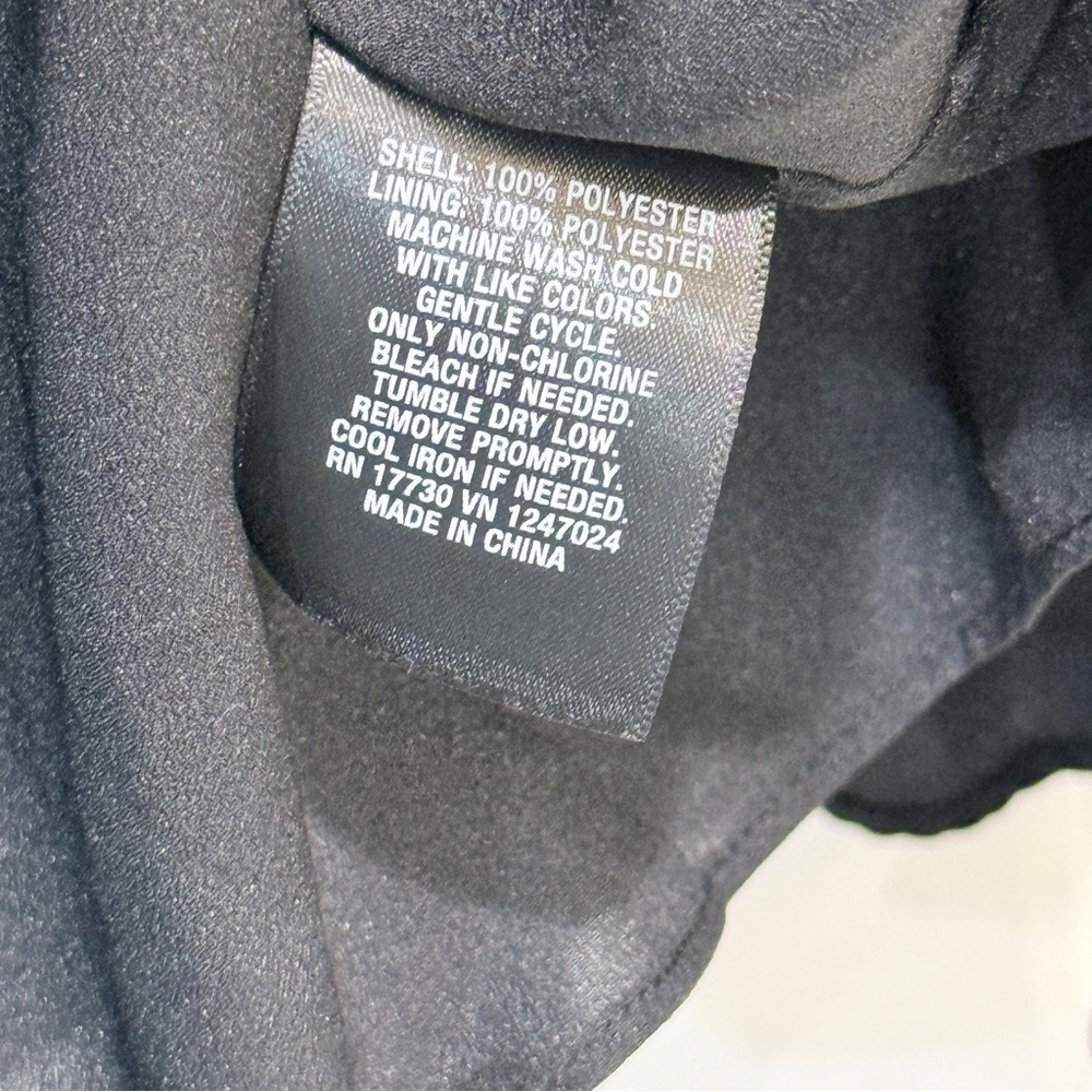 Mossimo Black Satin Mini Dress XS - Picture 6 of 11
